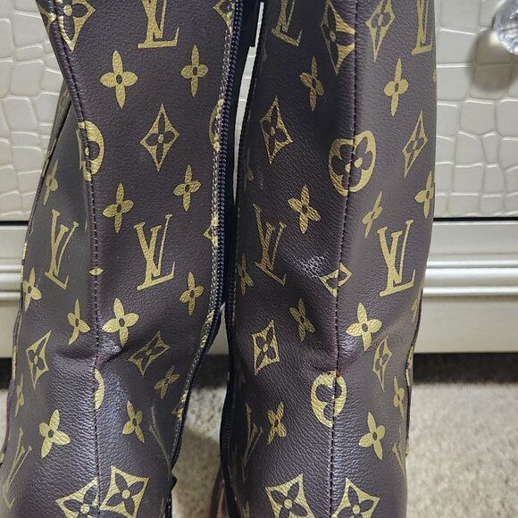 Louis Vuitton 3.5” Mid-High Boots Size 38 - Picture 3 of 11